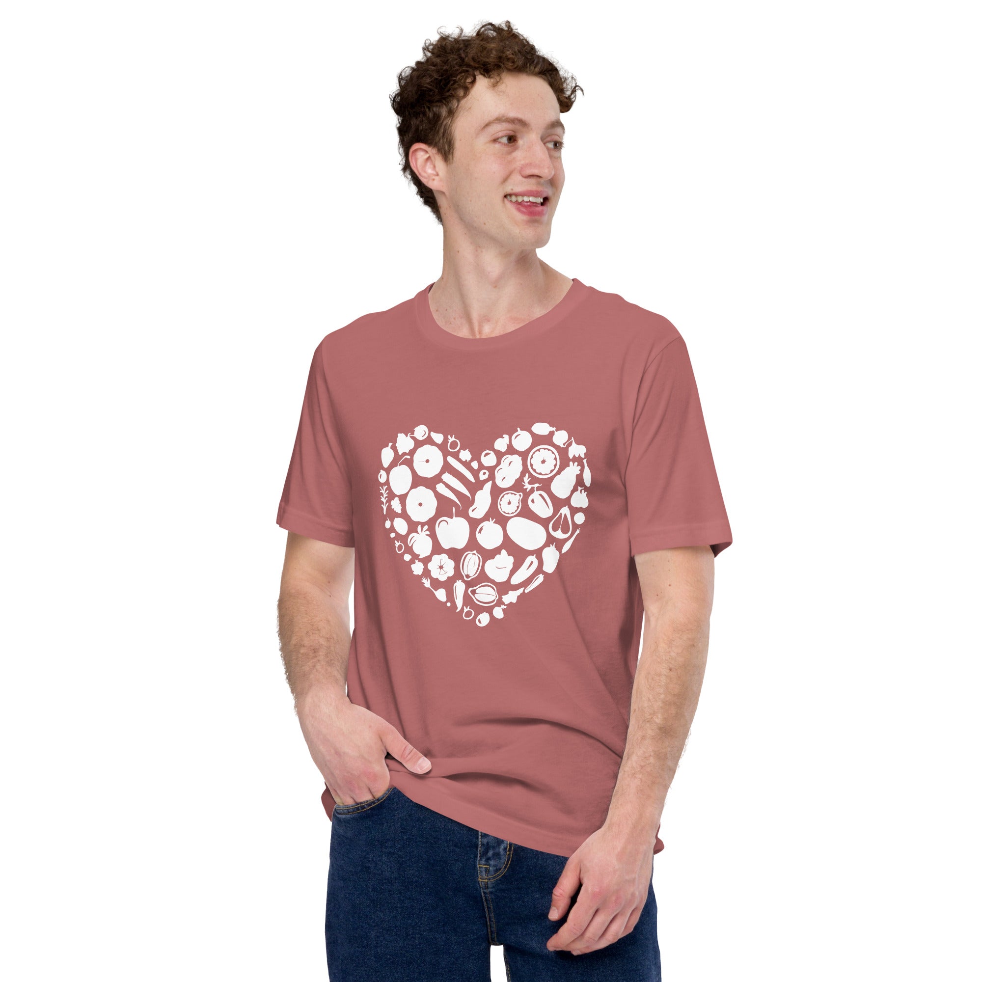Vegan Heart Unisex t-shirt