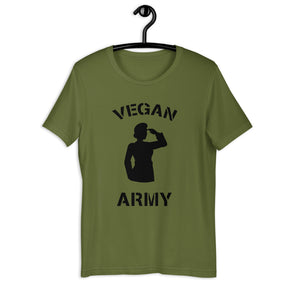 VEGAN ARMY Colored t-shirt