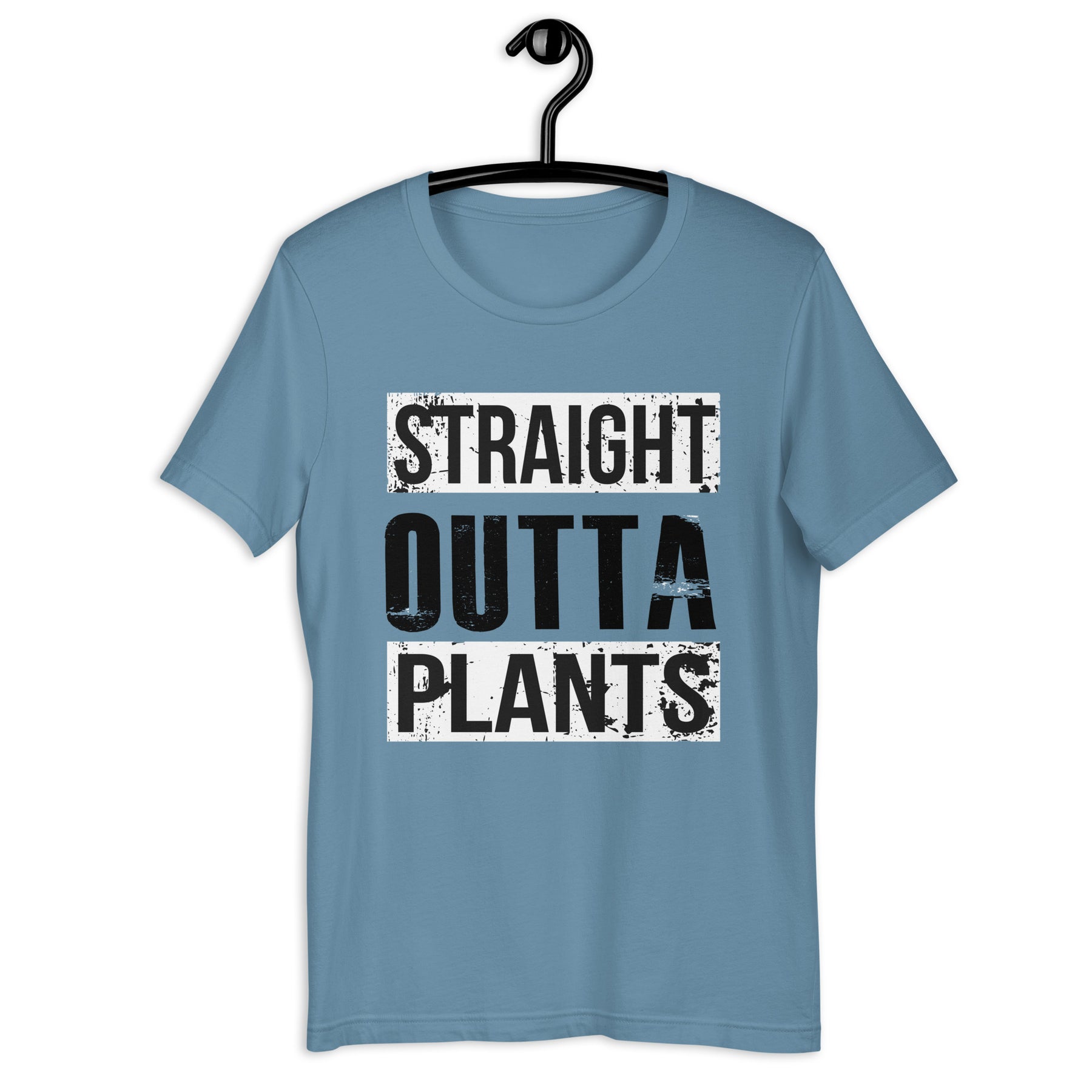 STRAIGHT OUTTA PLANTS Colored t-shirt