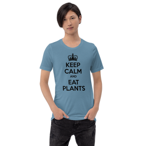 KEEP CALM EAT PLANTS Colored t-shirt
