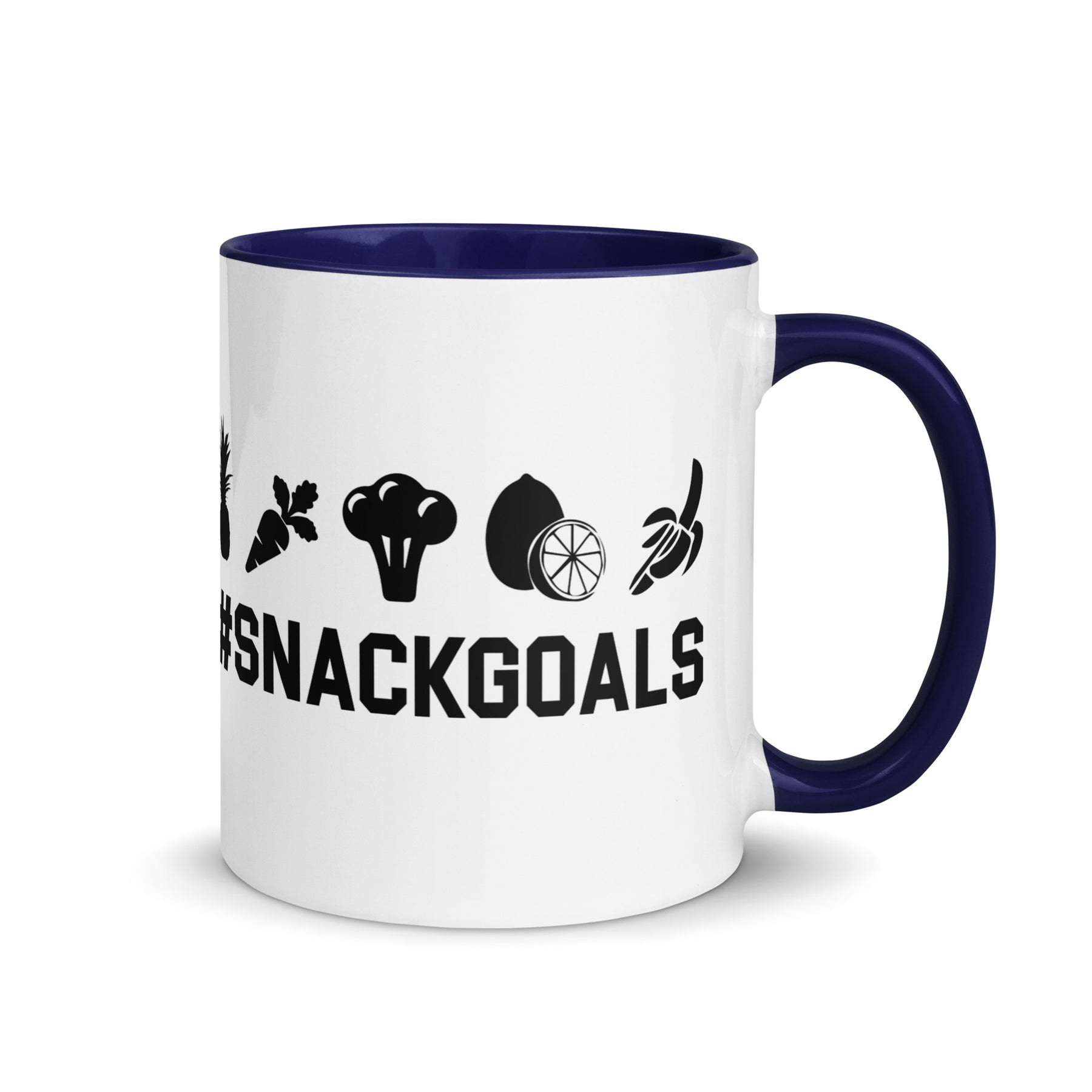 SNACK GOALS Mug with Color Inside