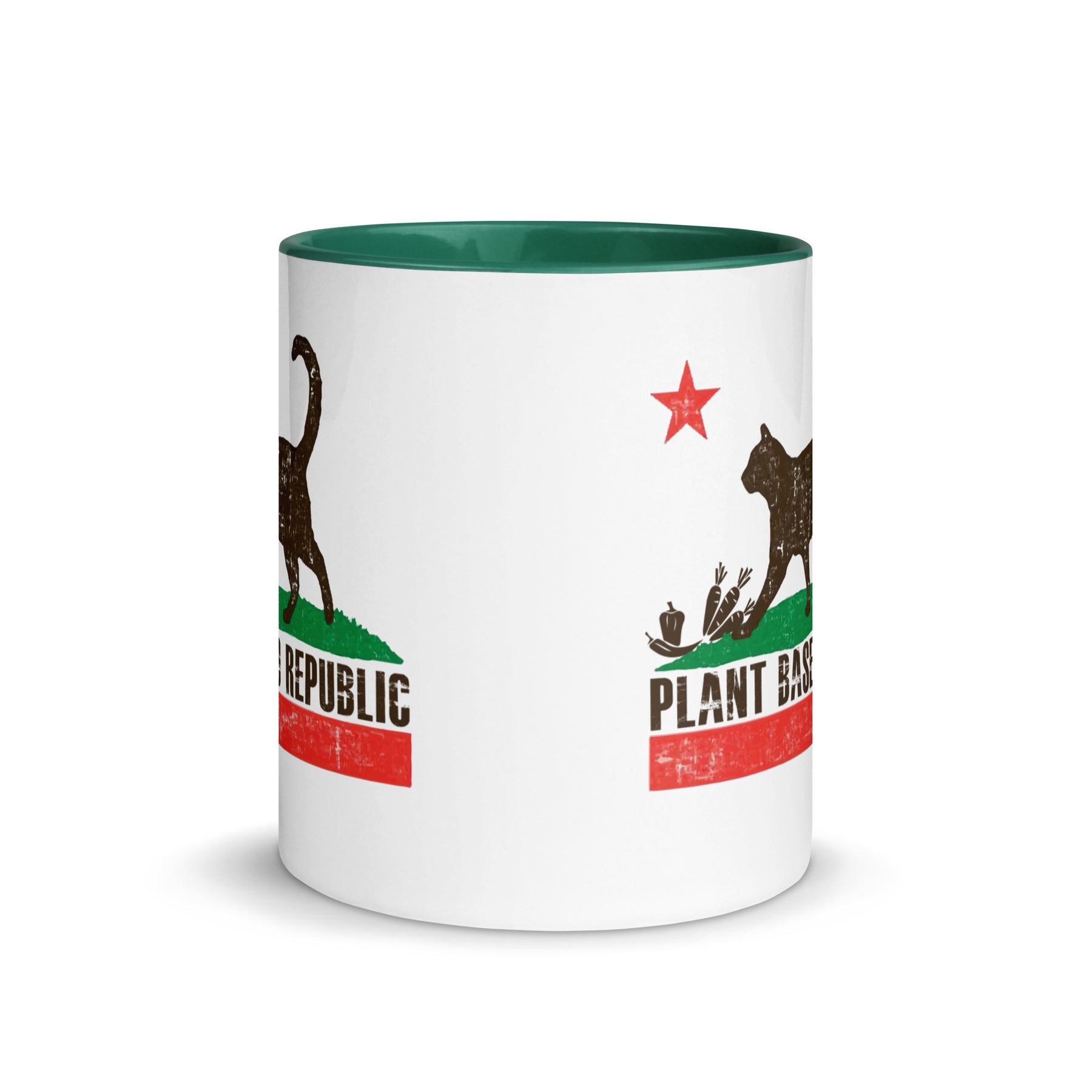 PLANT BASED REPUBLIC Mug with Color Inside