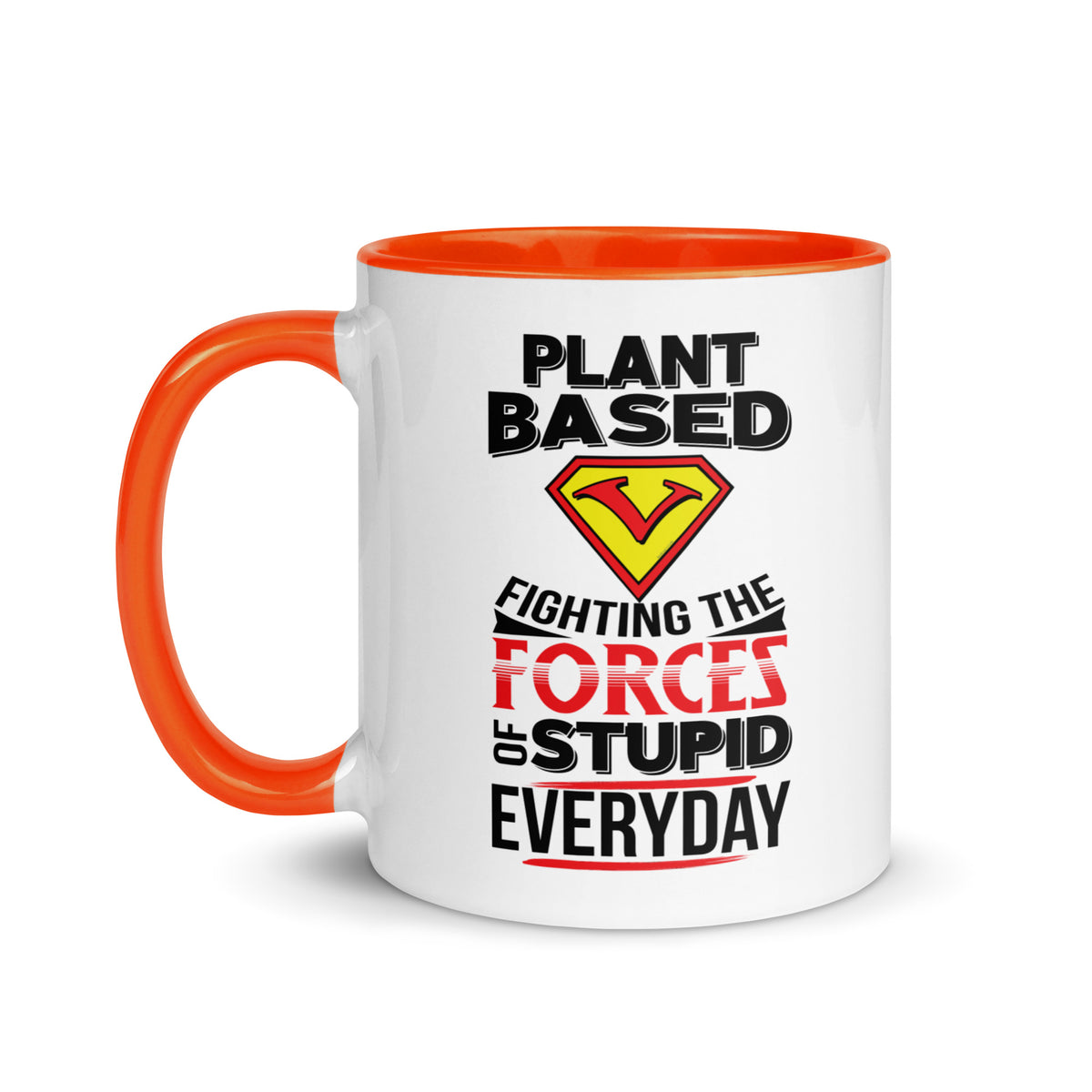 FIGHTIN' FORCES OF STUPID Mug with Color Inside