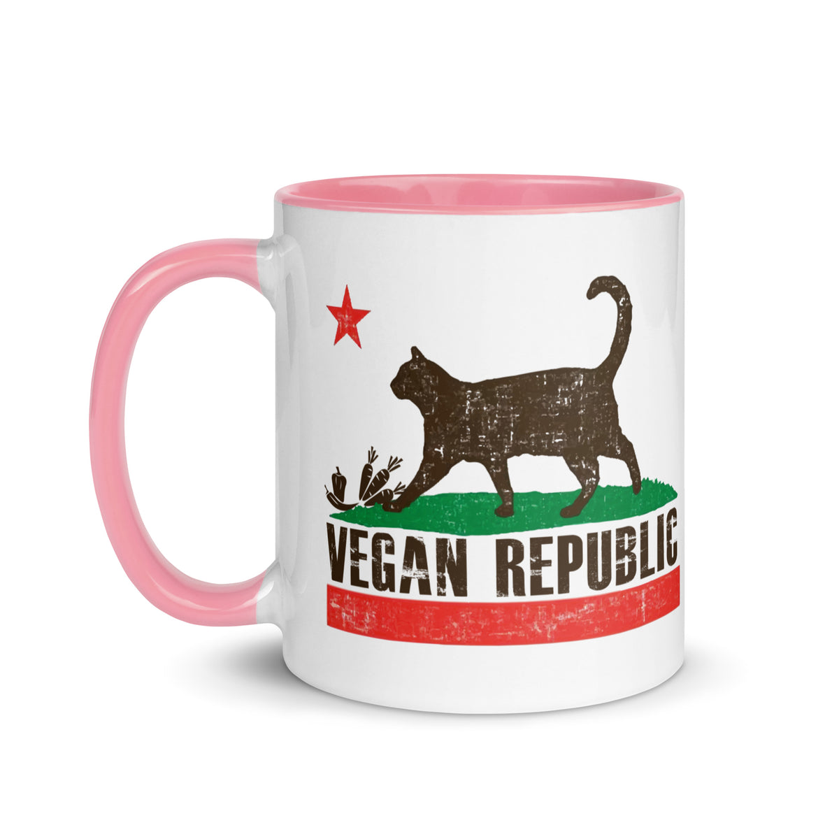 VEGAN REPUBLIC Mug with Color Inside