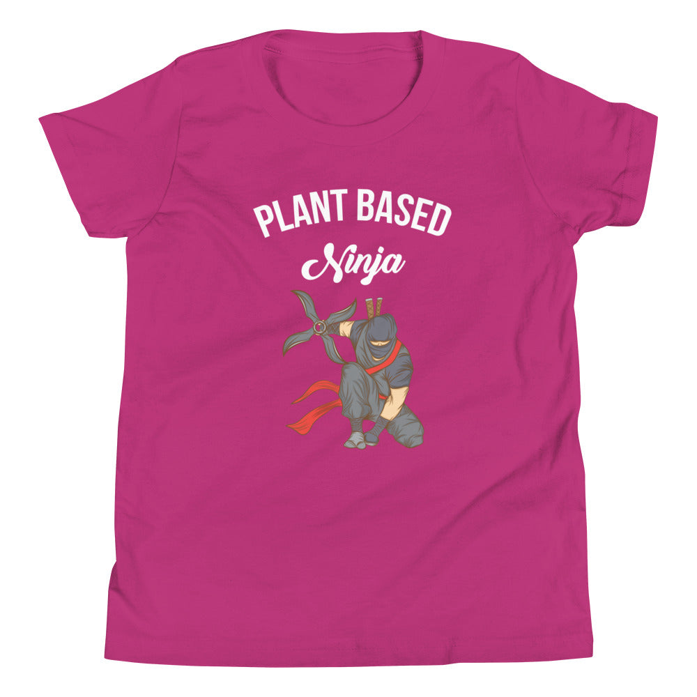 PLANT BASED NINJA Youth Short Sleeve T-Shirt