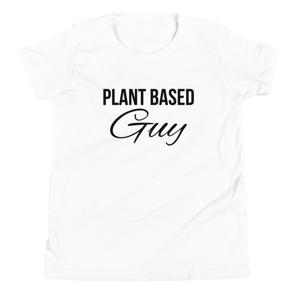 PLANT BASED GUY Youth Short Sleeve T-Shirt