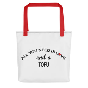 ALL YOU NEED IS LOVE...TOFU Tote bag