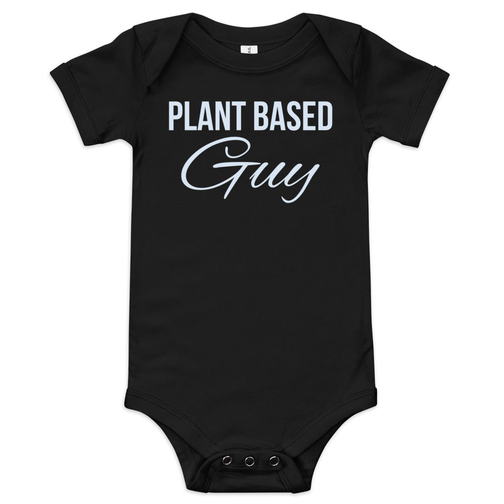 PLANT BASED GUY Baby short sleeve one piece