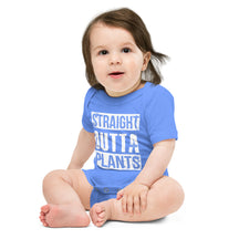 STRAIGHT OUTTA PLANTS Baby short sleeve one piece