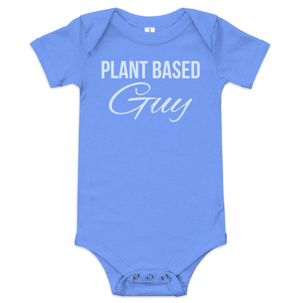 PLANT BASED GUY Baby short sleeve one piece