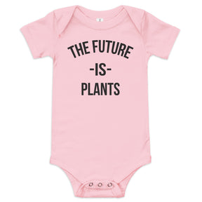 FUTURE IS PLANTS Baby short sleeve one piece