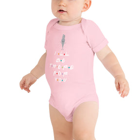 I'LL BE THERE FOR YOU...CARROT Baby short sleeve one piece