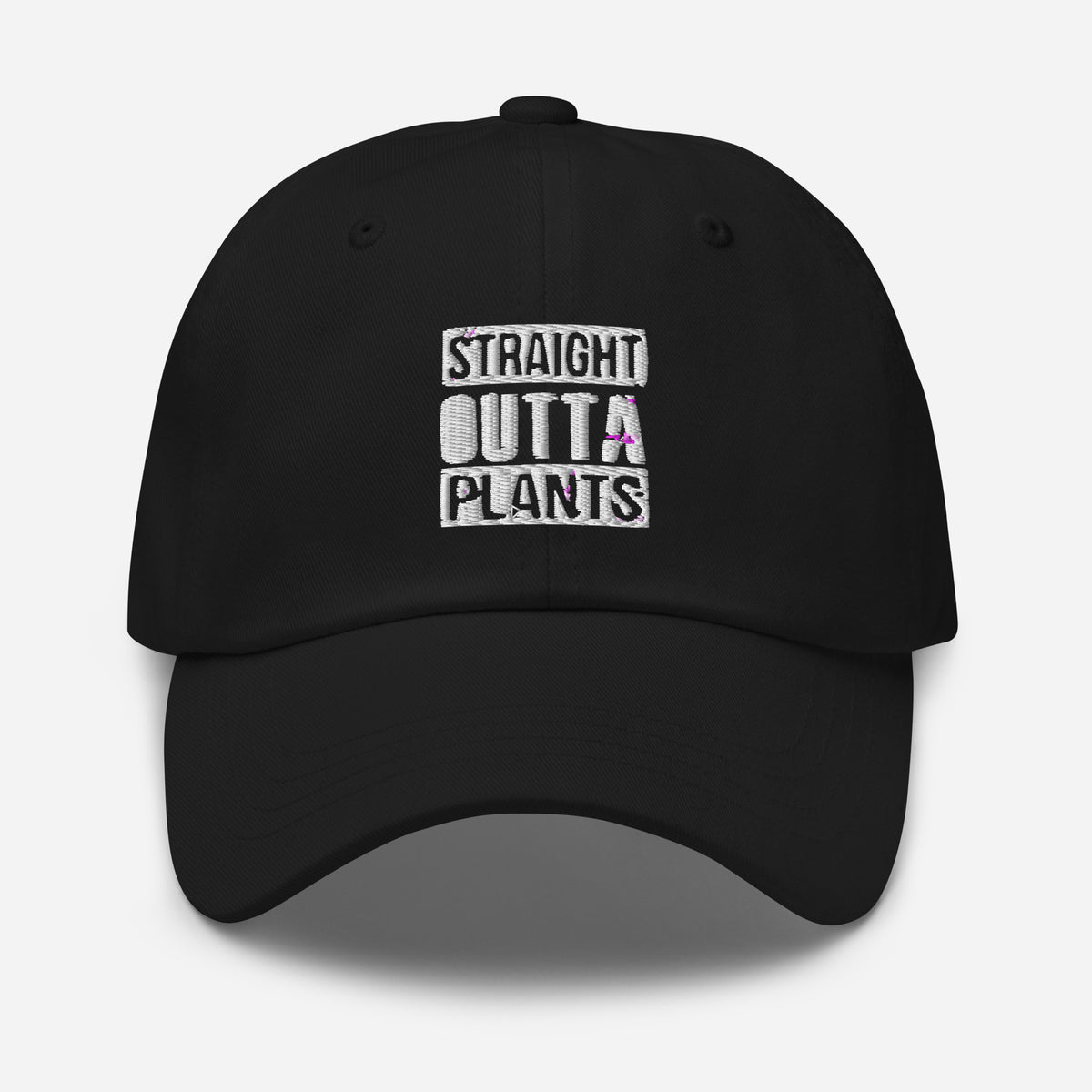 STRAIGHT OUTTA PLANTS unisex cap