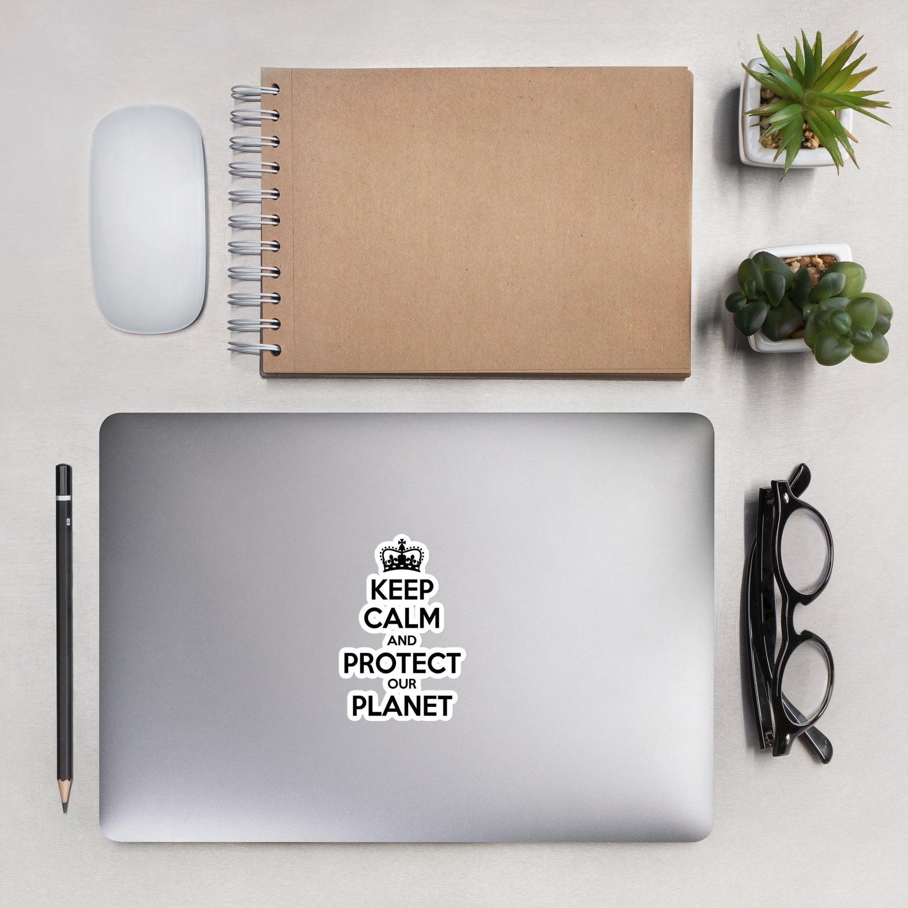 KEEP CALM PROTECT OUR PLANET Sticker