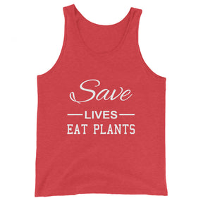 EAT PLANTS SAVE LIVES Tank Top