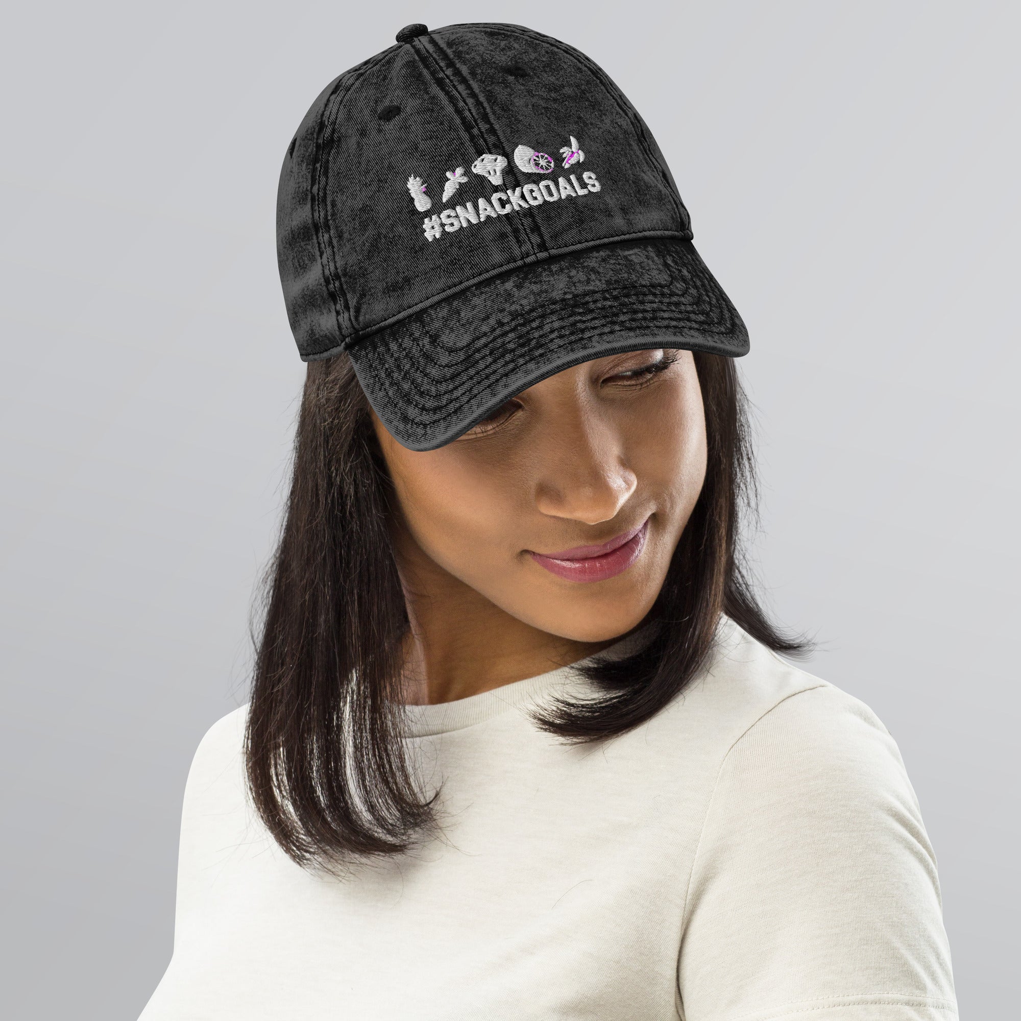 SNACK GOALS Vintage unisex Cap