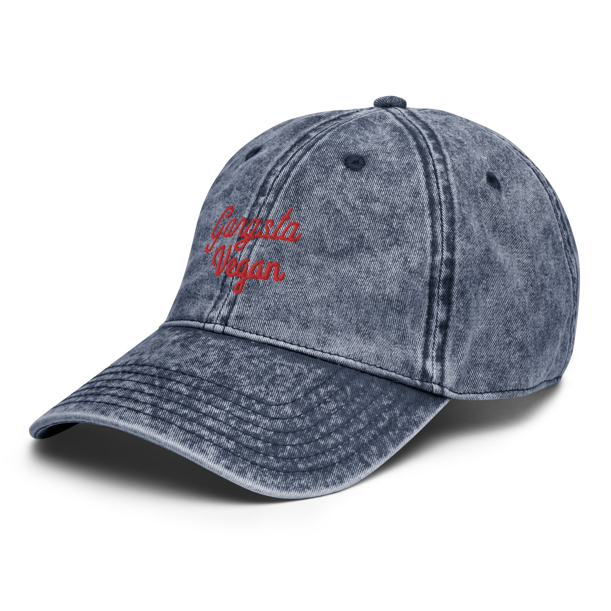 Gangsta Vegan vintage unisex Cap